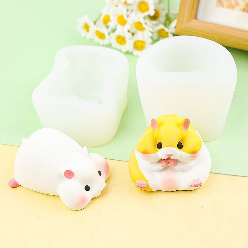 Candle Making Supplies Online - DIY Cute Hamster Mold Chocolate Pudding