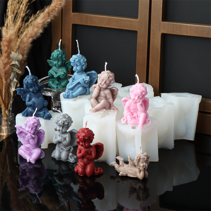 3D Silicone Candle Mold Prayin - Candle Fragrance Supplies บทวิจารณ์และราคา