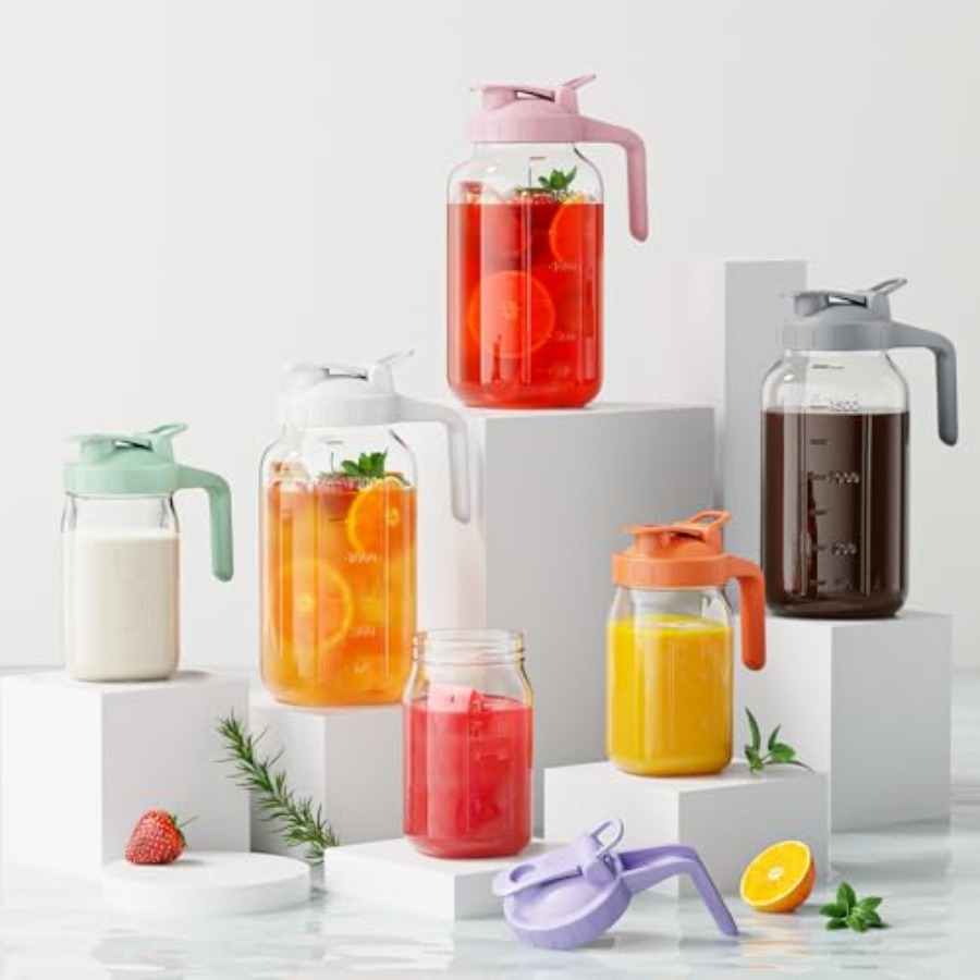 Breast Milk Pitcher - 32 oz Gl - Pour Spout Pitcher บทวิจารณ์และราคา