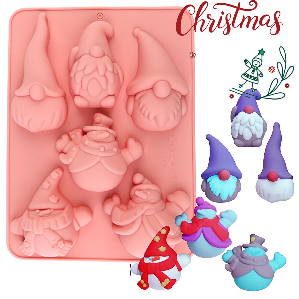 6-Cavity Christmas Gnome Cake  - Candle Making Supplies Online บทวิจารณ์และราคา