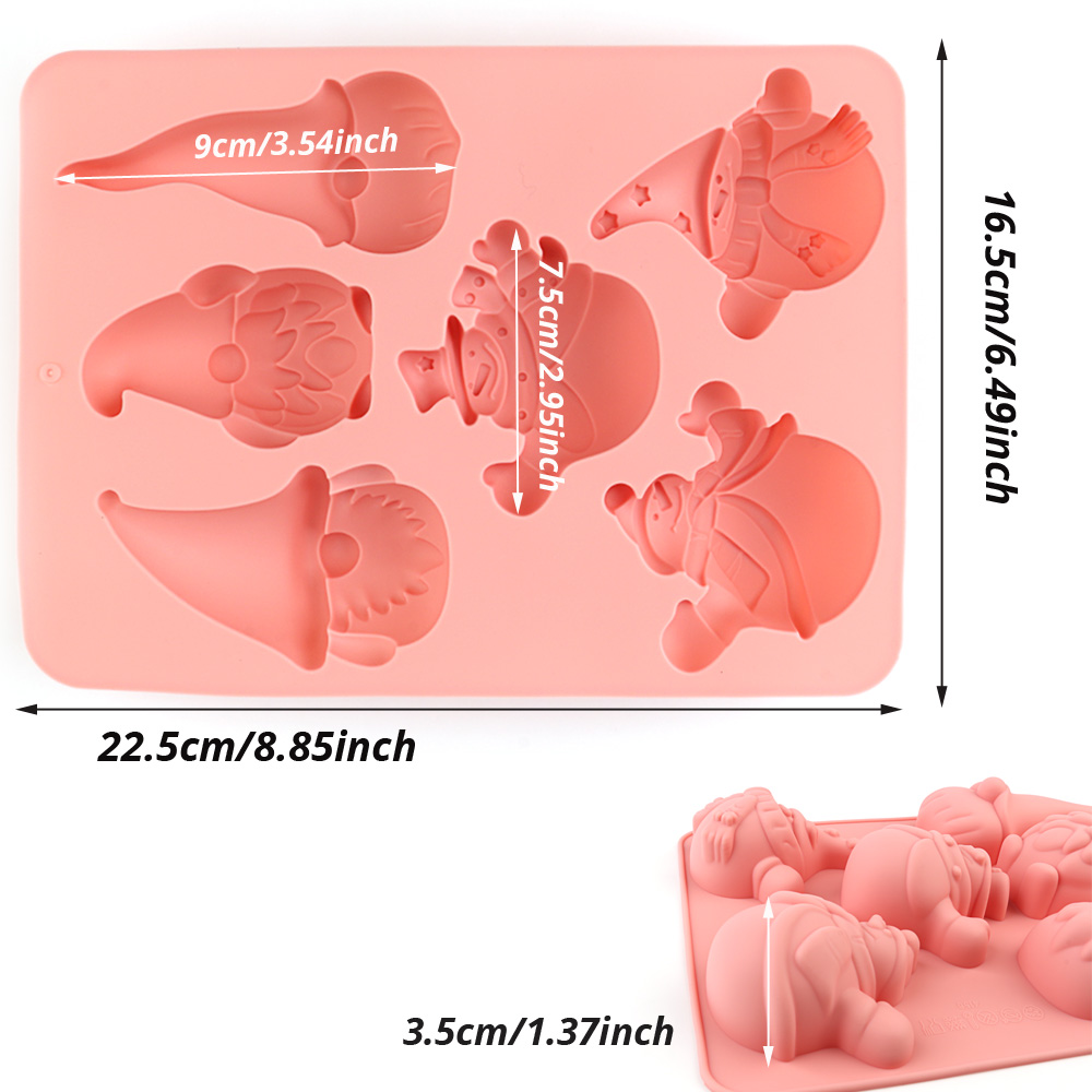 6-Cavity Christmas Gnome Cake  - Candle Making Supplies Online บทวิจารณ์และราคา