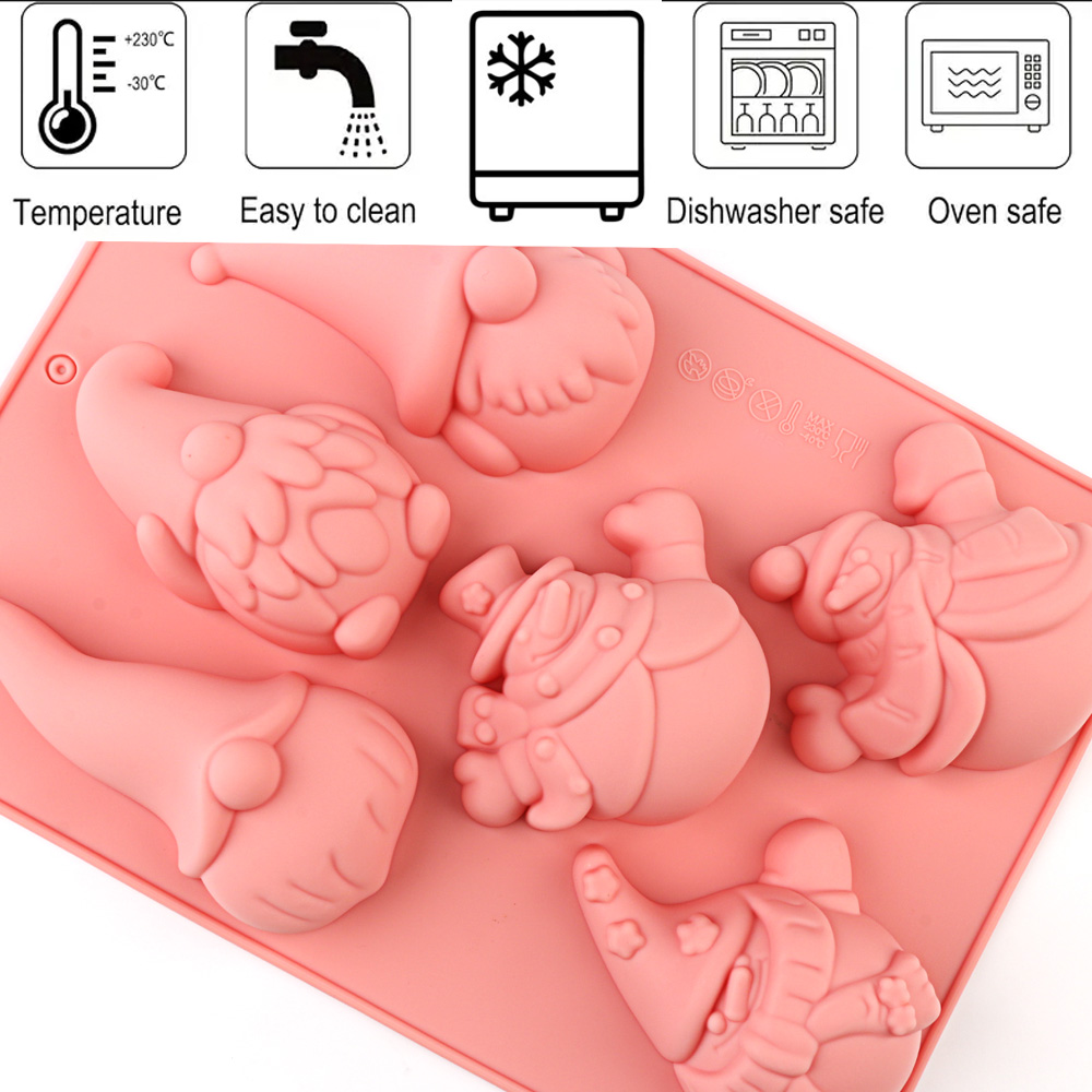 6-Cavity Christmas Gnome Cake  - Candle Making Supplies Online บทวิจารณ์และราคา