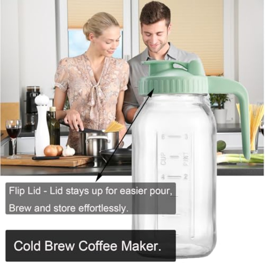 Set of Cold Brew Coffee Maker  - Pour Spout Pitcher บทวิจารณ์และราคา
