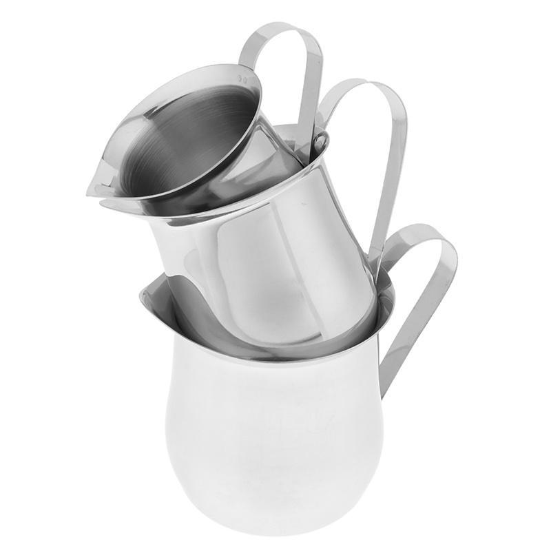 Kitchen Stainless Steel Creame - Pour Spout Pitcher บทวิจารณ์และราคา