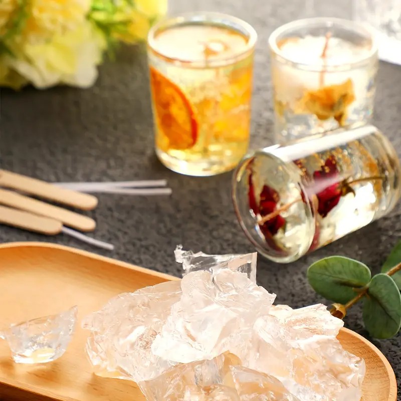 Transparent Crystal Wax, Jelly - Candle Making Supplies For Beginners บทวิจารณ์และราคา