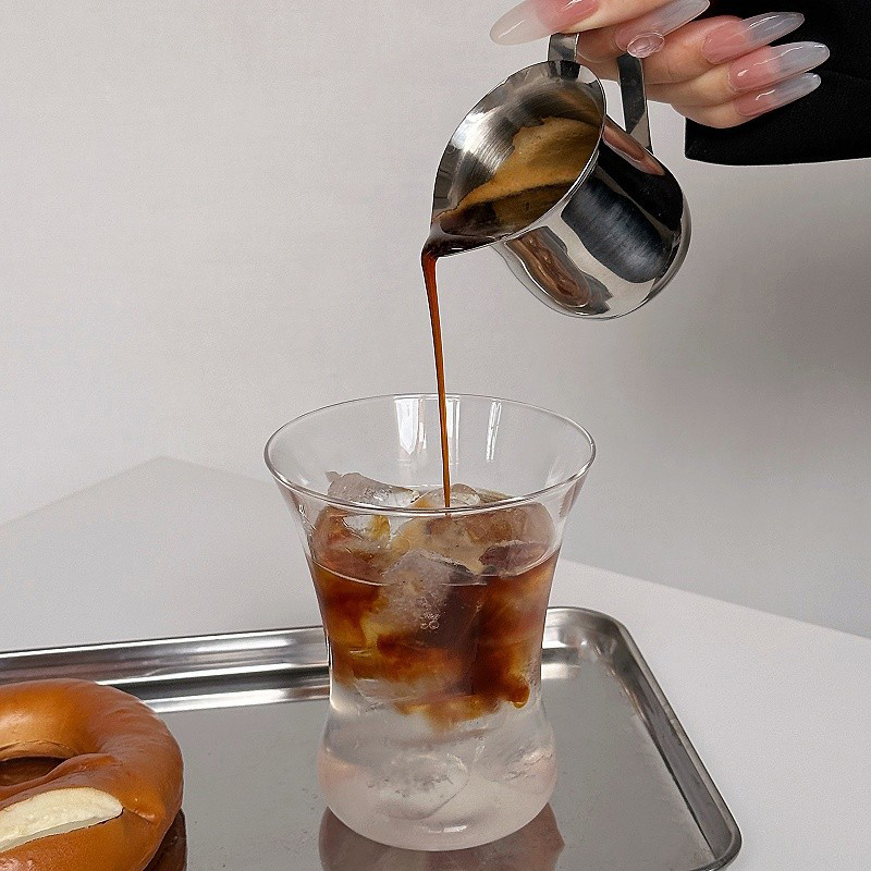 Coffee Milk Frothing Pitcher C - Pour Spout Pitcher บทวิจารณ์และราคา