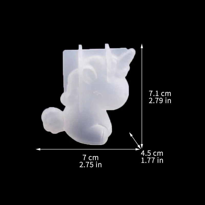 3D Geometric Silicone Unicorn  - Candle Making Supplies For Beginners บทวิจารณ์และราคา