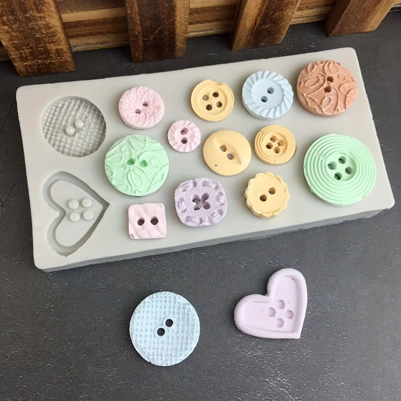 Buttons Shape Silicone Mold Si - Candle Making Supplies Online บทวิจารณ์และราคา