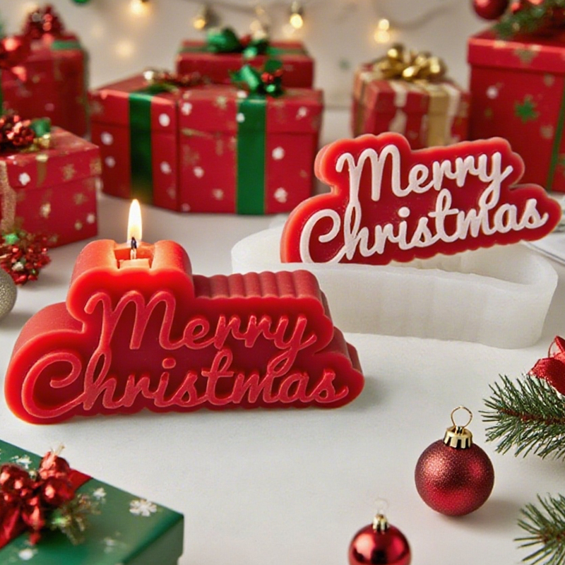 1 piece, Christmas alphabet si - Candle Fragrance Supplies บทวิจารณ์และราคา
