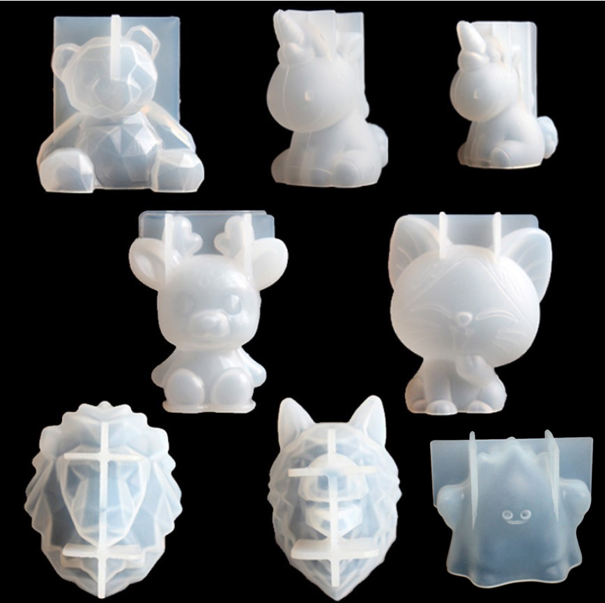 Transparent Unicorn Silicone E - Candle Making Supplies For Beginners บทวิจารณ์และราคา