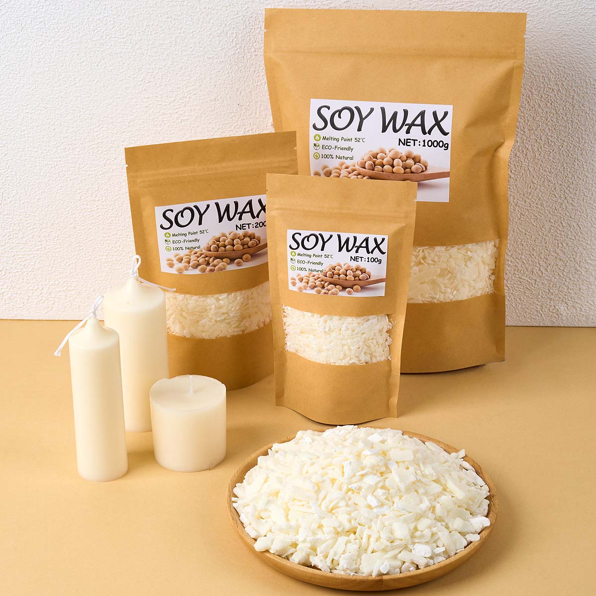 1 Pounds Pure White Soy Wax Fo - Candle Making Supplies For Beginners บทวิจารณ์และราคา