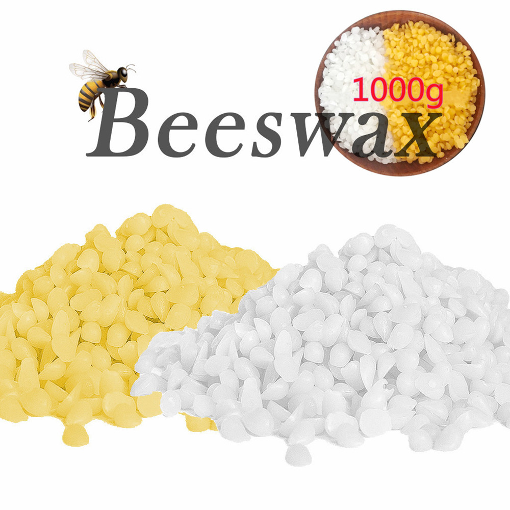 1000g Pure Natural Beeswax 100 - Candle Making Supplies For Beginners บทวิจารณ์และราคา