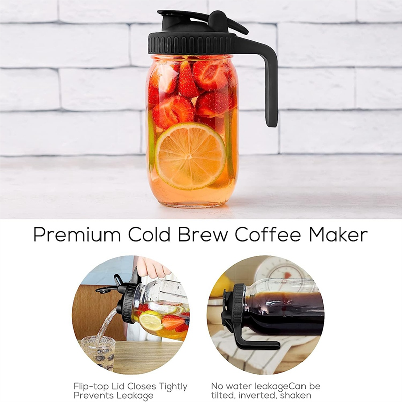 32Oz Mason Jar Pour Spout Lid  - Pour Spout Pitcher บทวิจารณ์และราคา