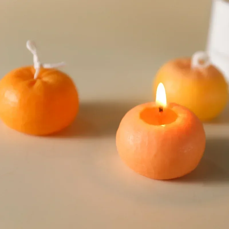 Creative Orange Shape Candle S - Candle Making Supplies For Beginners บทวิจารณ์และราคา