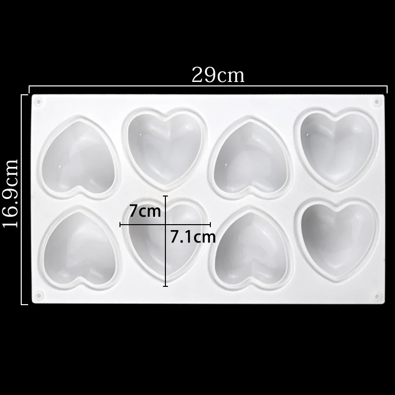Love Heart Silicone Soap Mold  - Candle Making Supplies For Beginners บทวิจารณ์และราคา