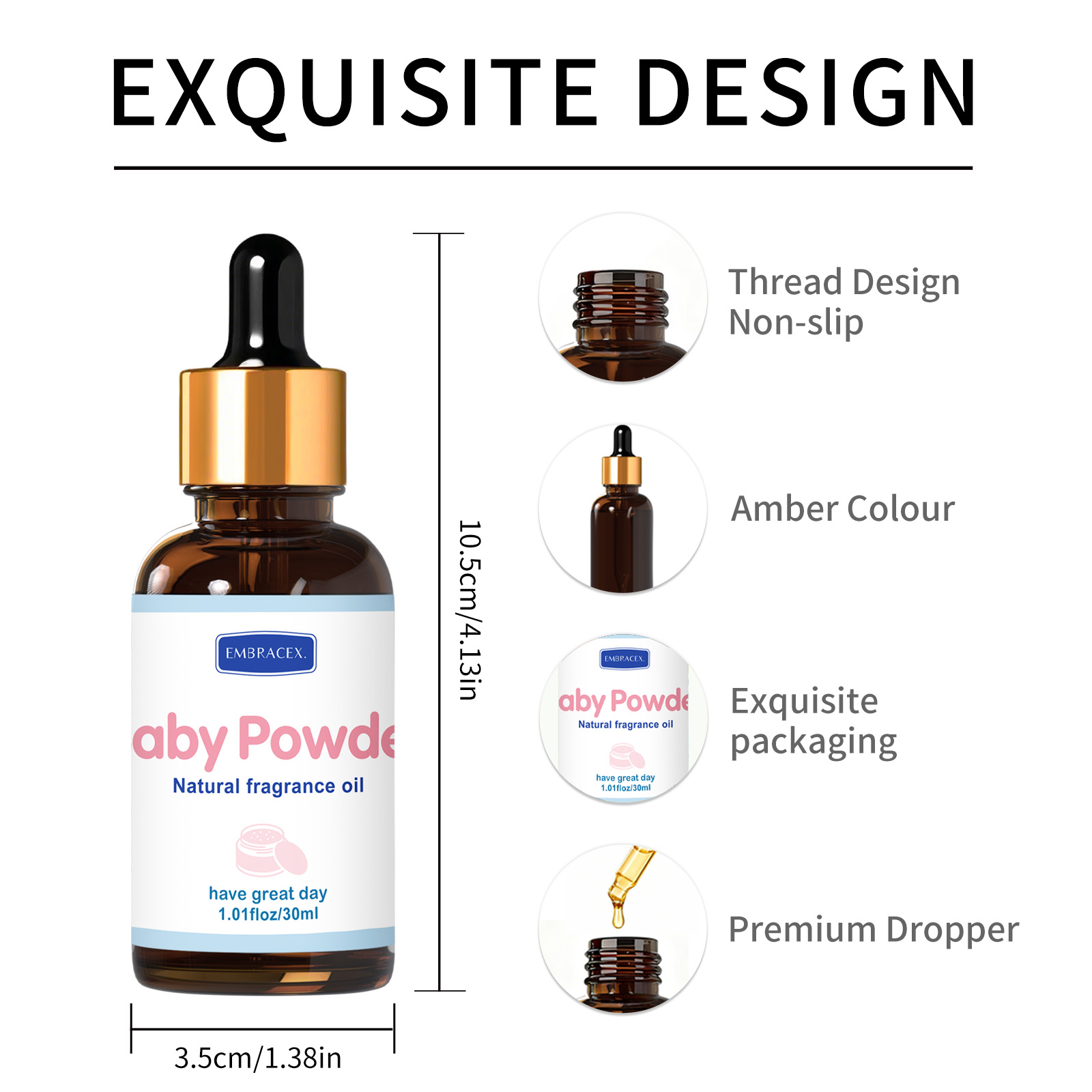 30ml Baby Powder Essential Oil - Candle Fragrance Supplies บทวิจารณ์และราคา