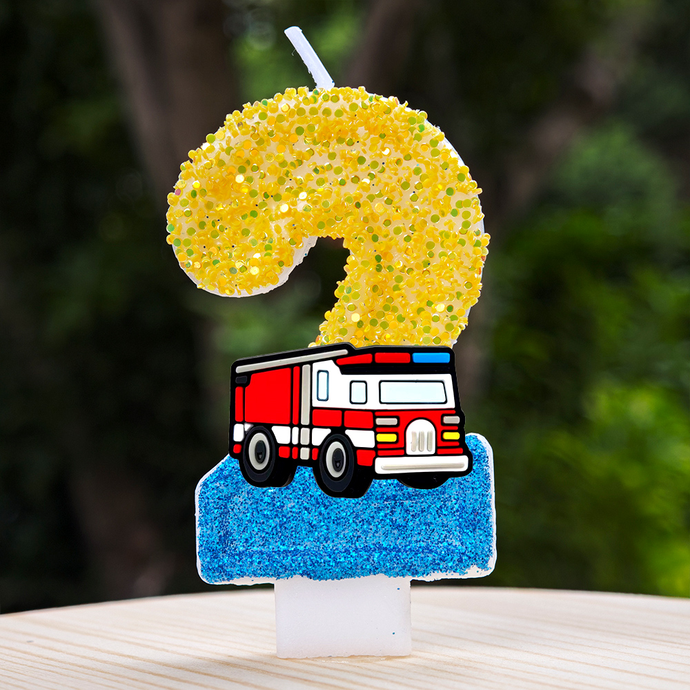 Fire Engine Candle Cute Cartoo - Candle Making Supplies Online บทวิจารณ์และราคา