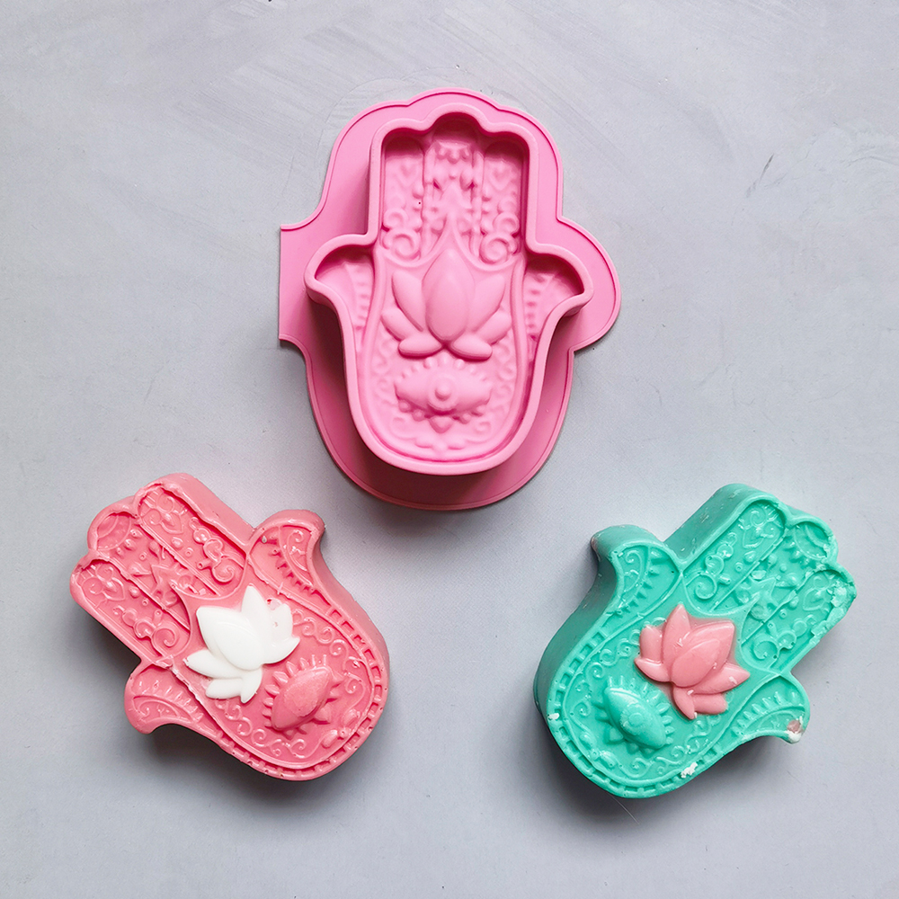 2/4pcs Silicone Soap Molds DIY - Candle Making Supplies For Beginners บทวิจารณ์และราคา