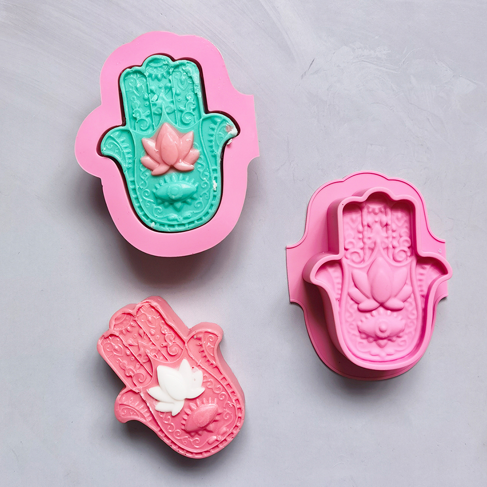 2/4pcs Silicone Soap Molds DIY - Candle Making Supplies For Beginners บทวิจารณ์และราคา