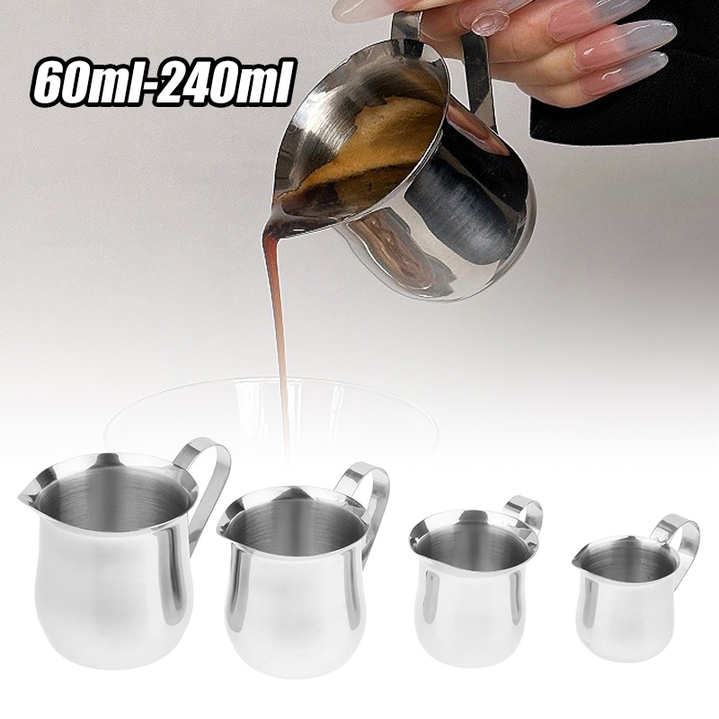 New！Coffee Milk Frothing Pitch - Pour Spout Pitcher บทวิจารณ์และราคา