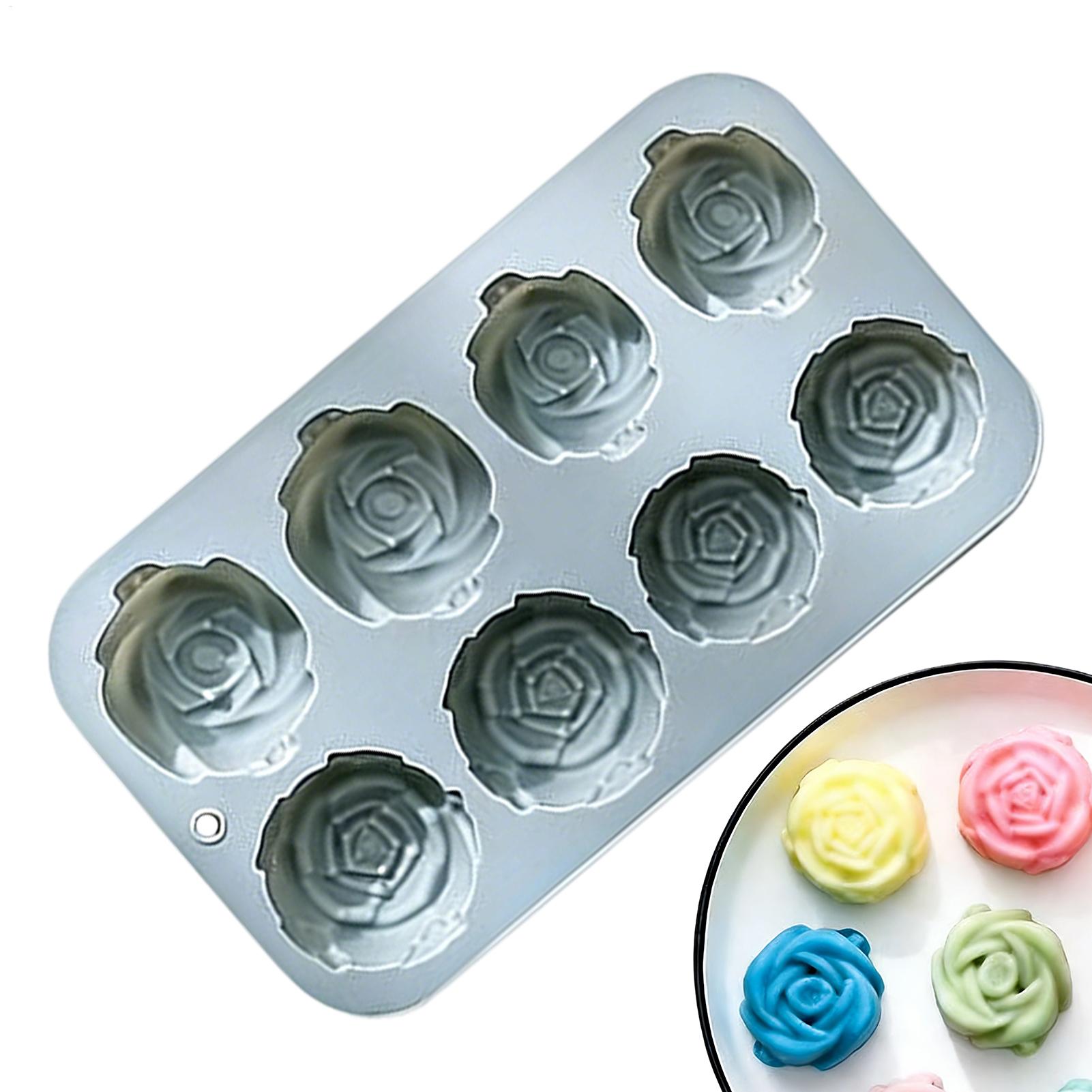 8 Holes Rose Flower Silicone M - Candle Making Supplies For Beginners บทวิจารณ์และราคา