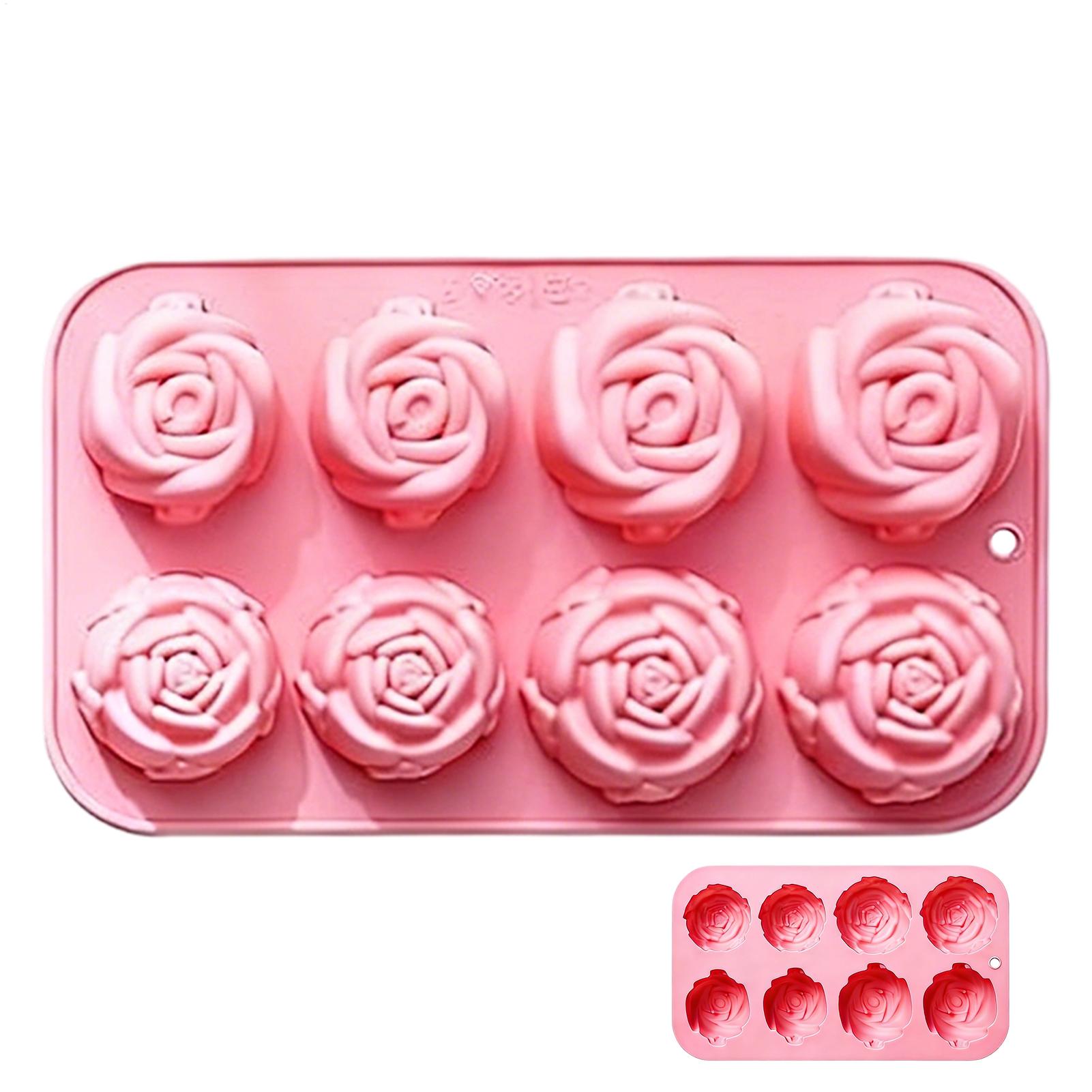 8 Holes Rose Flower Silicone M - Candle Making Supplies For Beginners บทวิจารณ์และราคา