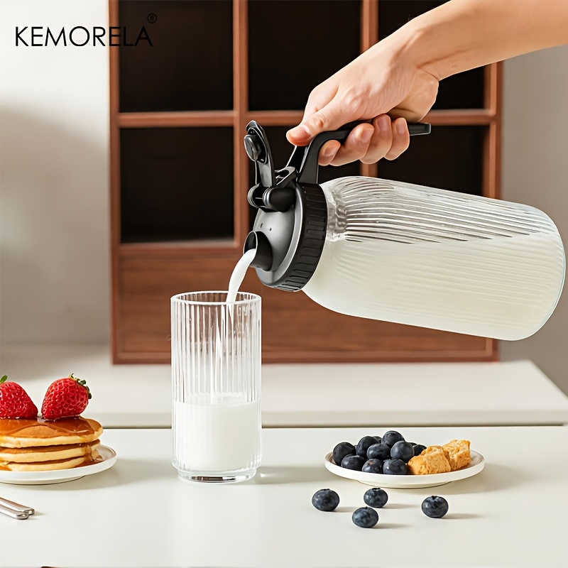 2PCS Glass Mason Jar Pitcher L - Pour Spout Pitcher บทวิจารณ์และราคา