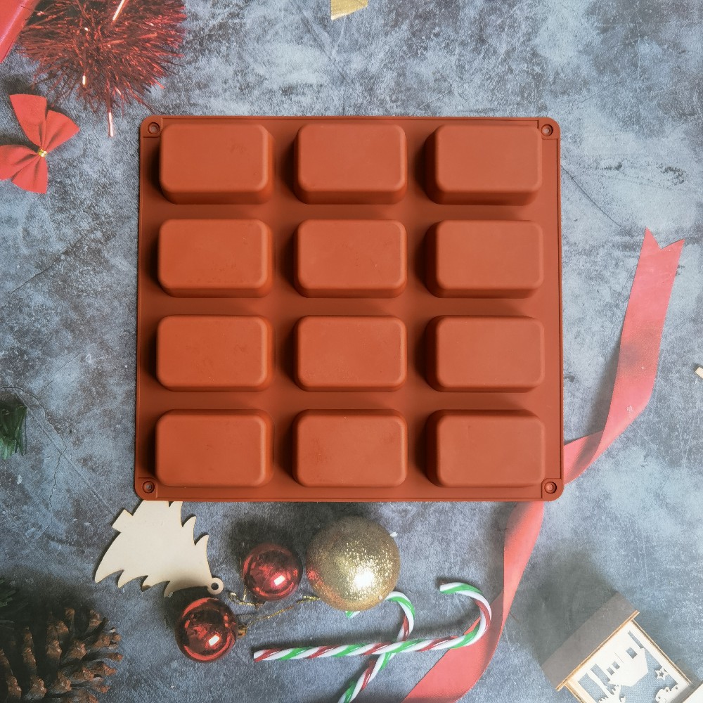 12 Cavity Square Silicone Soap - Candle Making Supplies For Beginners บทวิจารณ์และราคา