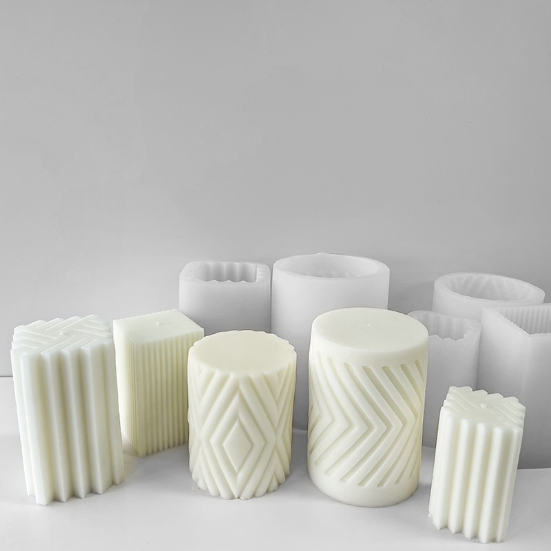 Geometric Cylindrical Scented  - Candle Fragrance Supplies บทวิจารณ์และราคา