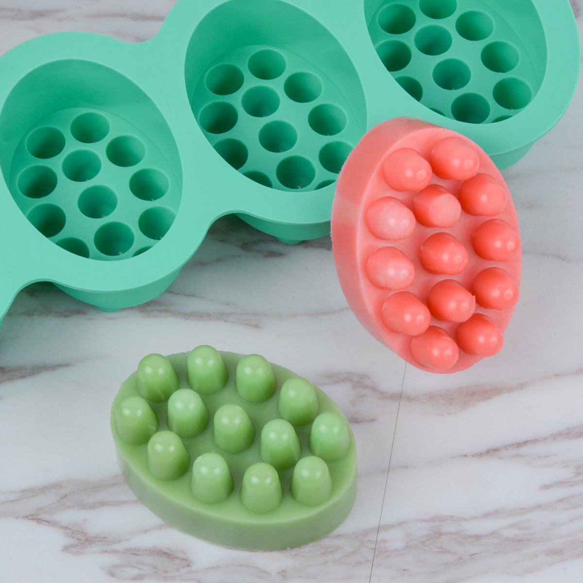 4 Hole Oval Massage Soap Silic - Candle Making Supplies For Beginners บทวิจารณ์และราคา