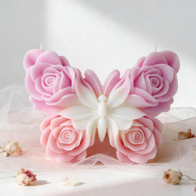 DIY Rose Butterfly Form Silico - Candle Supply บทวิจารณ์และราคา
