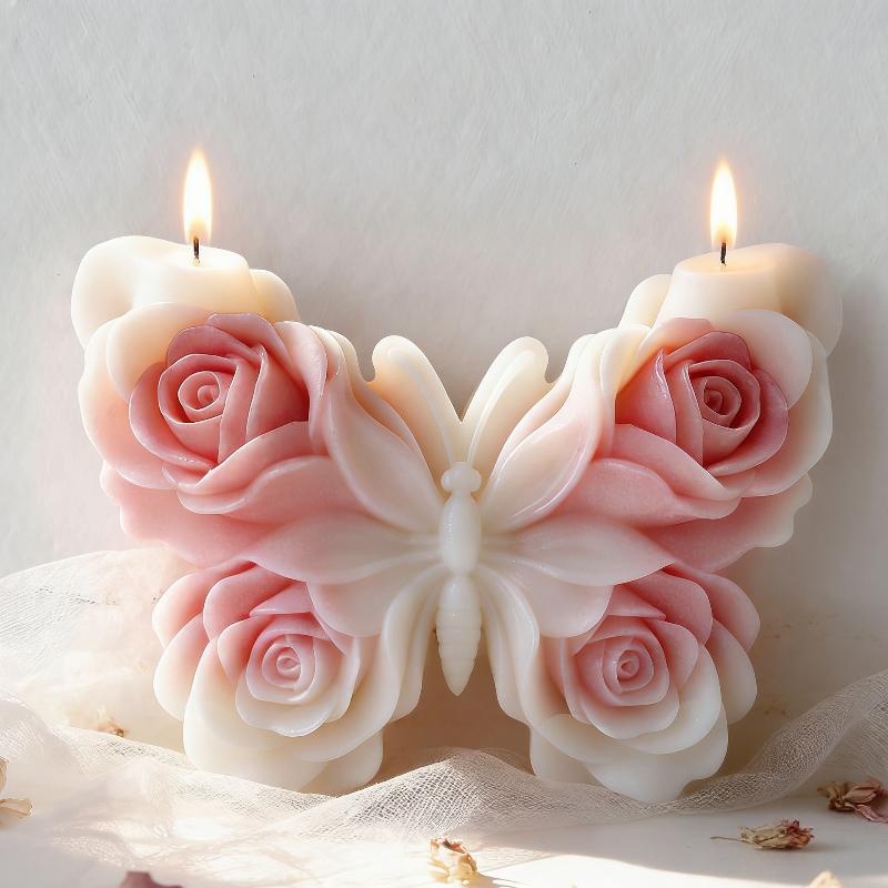 DIY Rose Butterfly Form Silico - Candle Supply บทวิจารณ์และราคา