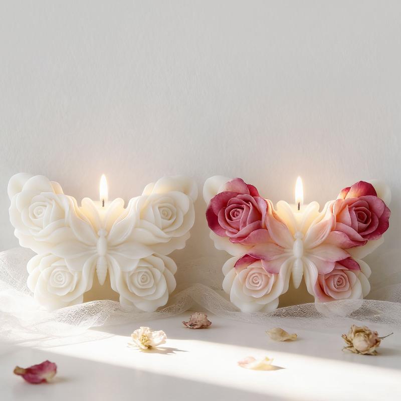 DIY Rose Butterfly Form Silico - Candle Supply บทวิจารณ์และราคา