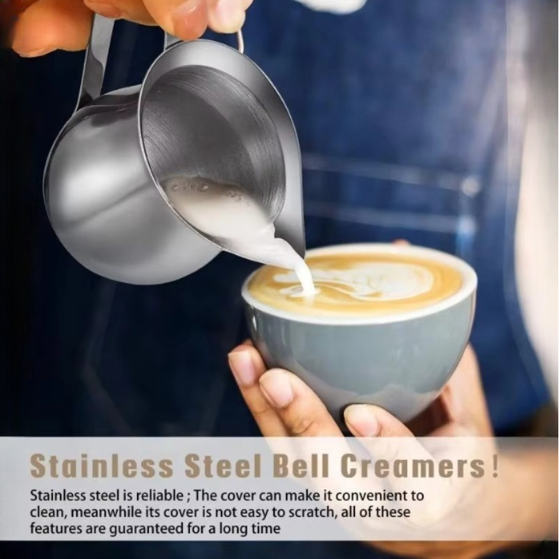 New Coffee Milk Frothing Pitch - Pour Spout Pitcher บทวิจารณ์และราคา