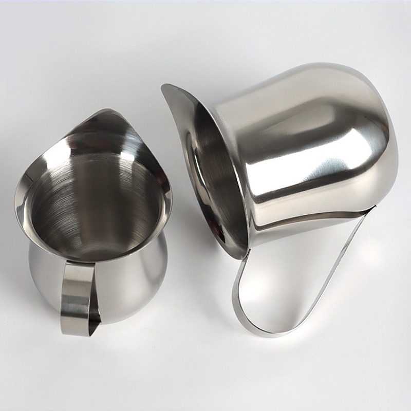 New Coffee Milk Frothing Pitch - Pour Spout Pitcher บทวิจารณ์และราคา