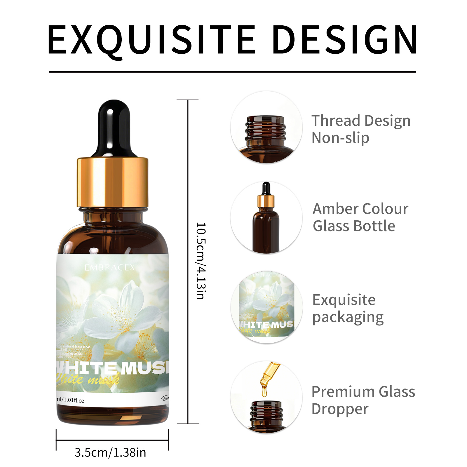 30ml White Musk Essential Oil  - Candle Fragrance Supplies บทวิจารณ์และราคา