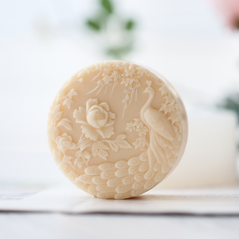Peacock Flower Pattern Silicon - Candle Making Supplies For Beginners บทวิจารณ์และราคา