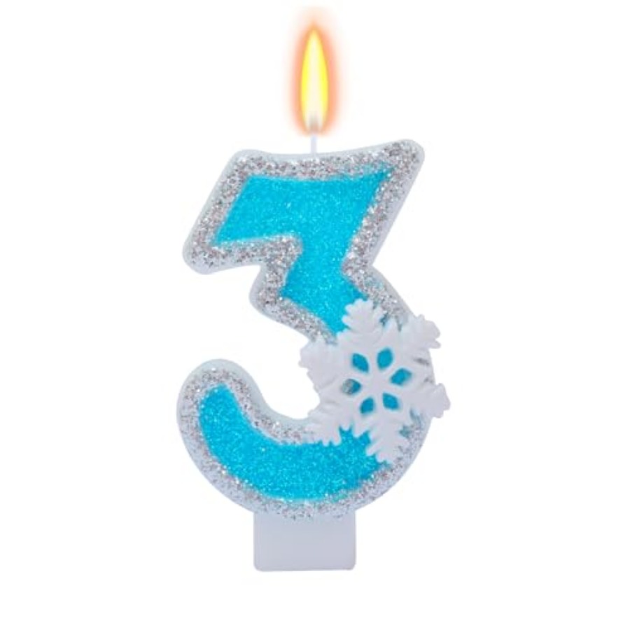 Blue Frozen Birthday Party Dec - Candle Supply บทวิจารณ์และราคา
