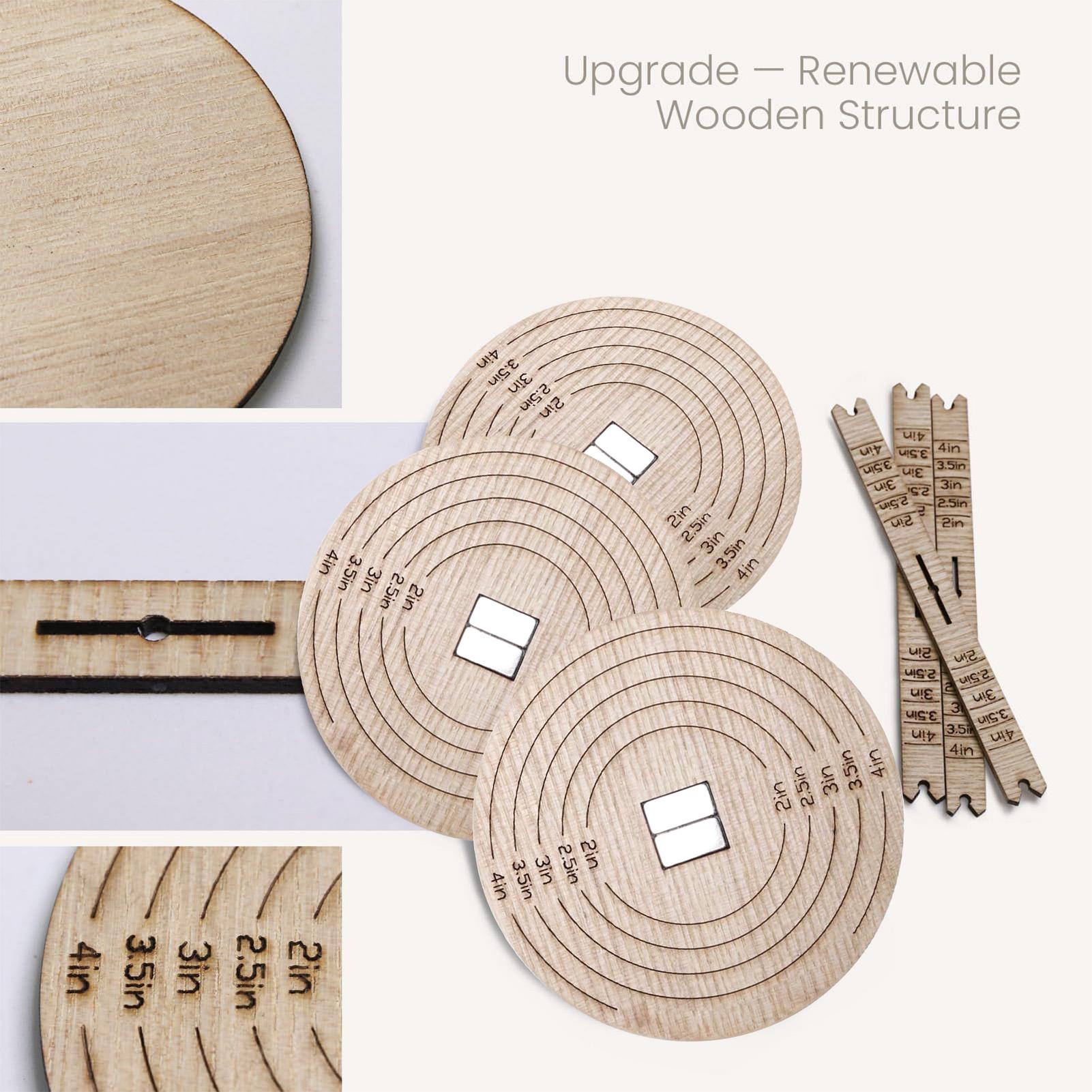 2Pcs Wick Centering Tool Woode - Candle Fragrance Supplies บทวิจารณ์และราคา